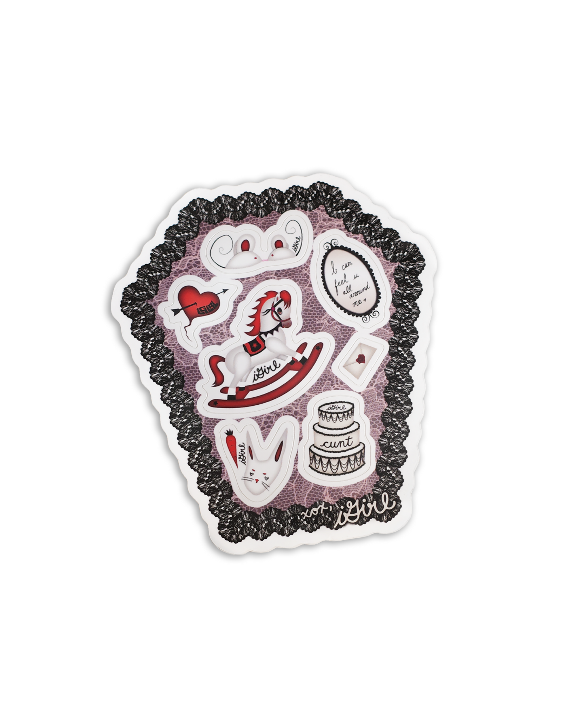 iGirl Sticker Sheet