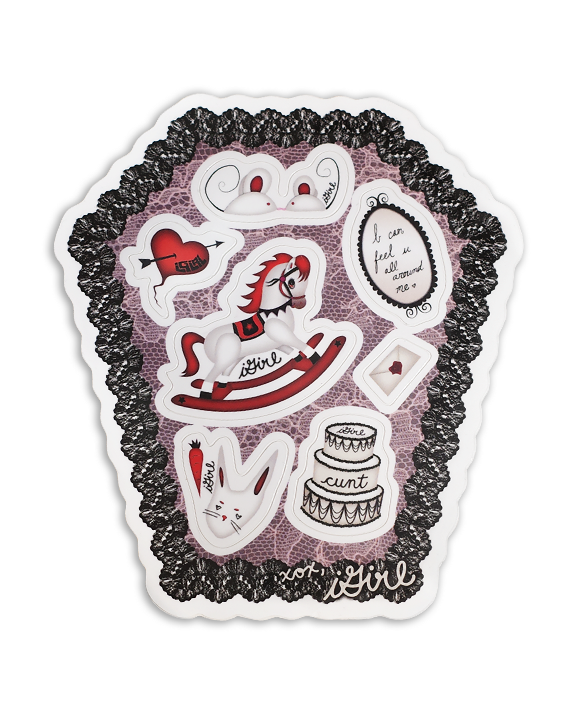 iGirl Sticker Sheet