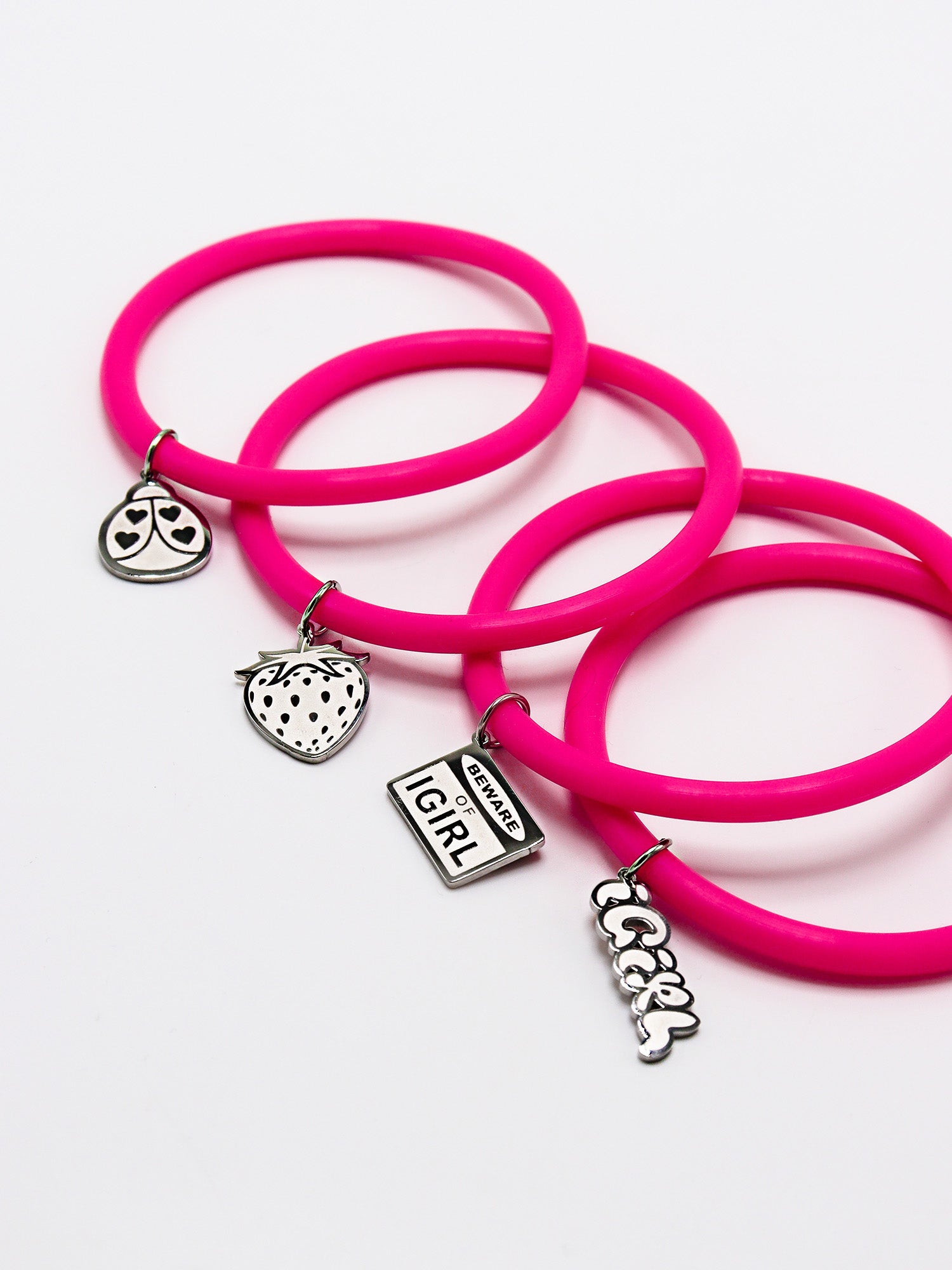 Hot Pink Jelly Bands